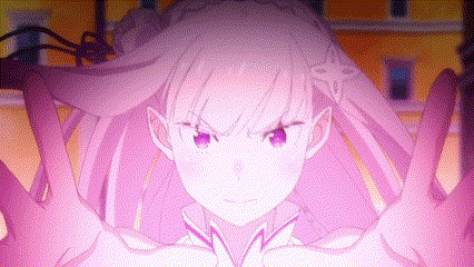 a close up of a purple anime girl with purple eyes and a purple background .