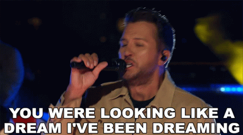 You Were Looking Like A Dream Ive Been Dreaming Luke Bryan GIF - You Were Looking Like A Dream Ive Been Dreaming Luke Bryan Cmt Awards GIFs