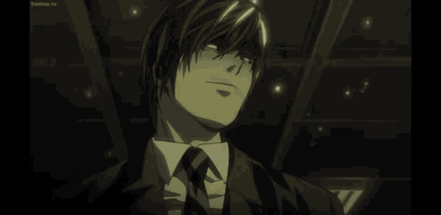 Trying Not To Laugh Light Yagami GIF - Trying Not To Laugh Light Yagami Death Note GIFs