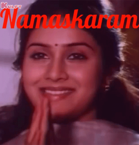 Namaskaram Hello GIF - Namaskaram Hello Keerthi Reddy GIFs