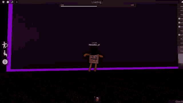 a loading screen in a video game shows a box with a face on it