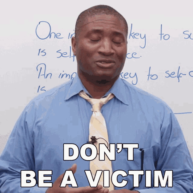 Dont Be A Victim James GIF - Dont Be A Victim James Engvid GIFs