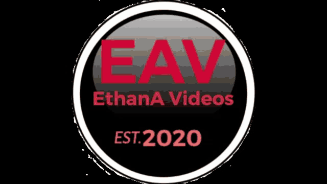 a logo for the ethan a videos community is displayed on a black background