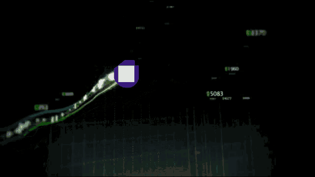 a black background with a purple square that says 1337