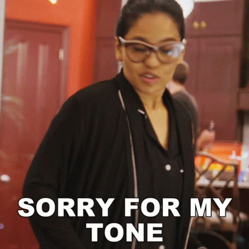 Sorry For My Tone Melissa Beck GIF - Sorry For My Tone Melissa Beck The Real World Homecoming New Orleans GIFs