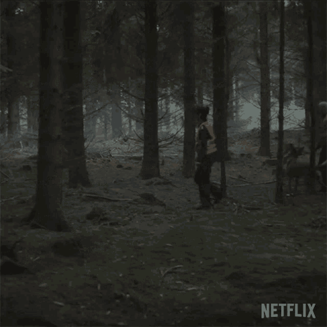 Walking In The Forest Naia Thulin GIF - Walking In The Forest Naia Thulin Danica Curcic GIFs