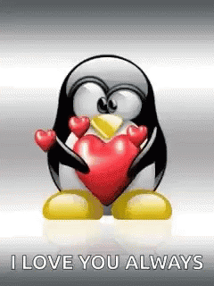 I Love You Always Penguin GIF - I Love You Always Penguin Heart GIFs