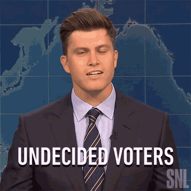 Undecided Voters Saturday Night Live GIF - Undecided Voters Saturday Night Live Voters GIFs
