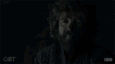 a close up of a man with a beard and a hbo logo