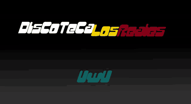 a black background with the words discoteca los reales