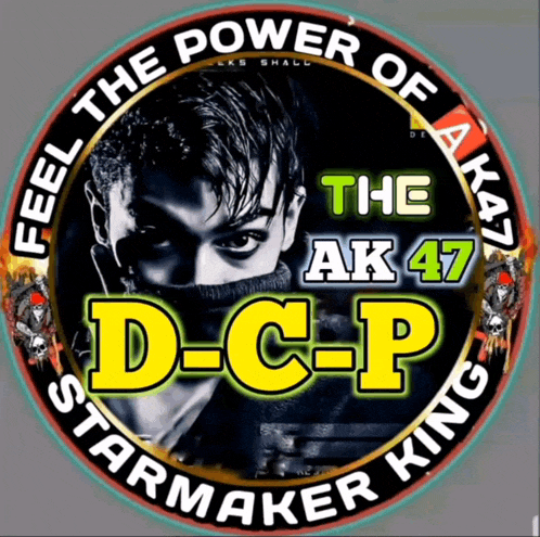 a sticker that says " feel the power of ak47 "