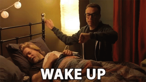 Wake Up Human Alarm GIF - Wake Up Human Alarm Its Time GIFs