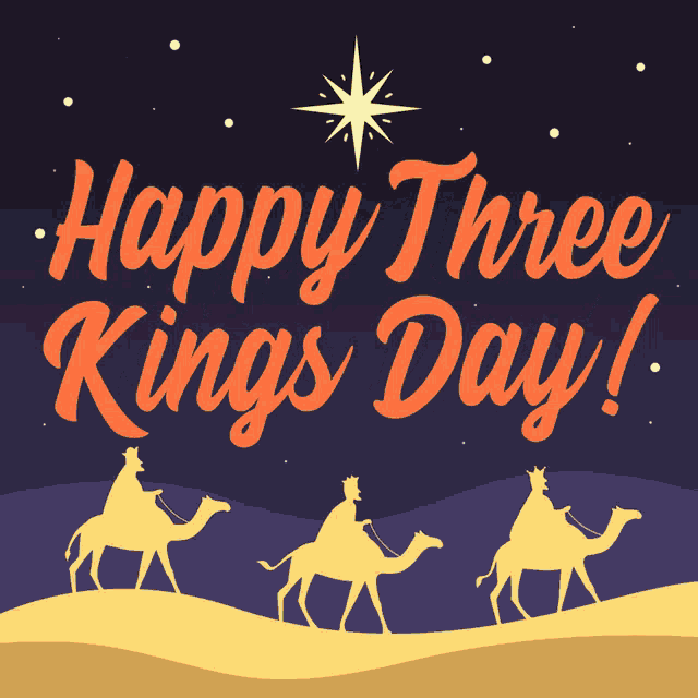 Happy Three Kings Day Epiphany GIF