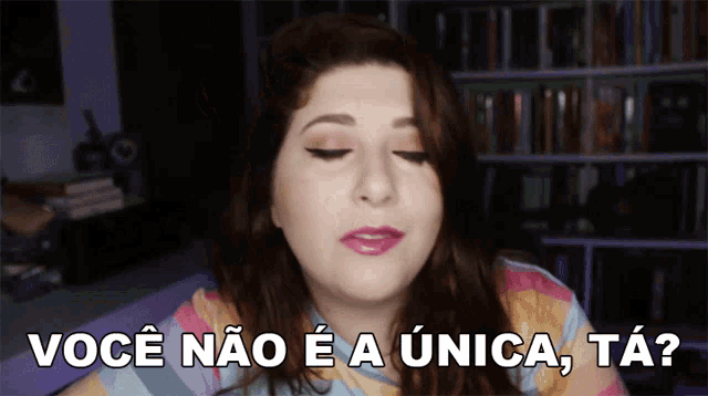 a woman says você não e a unica ta in a video