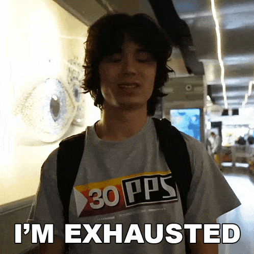 I'M Exhausted Benjamin Spande GIF - I'M Exhausted Benjamin Spande Lofe GIFs