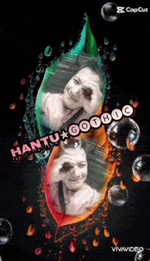 a picture of a man with the words hantu gothic above him