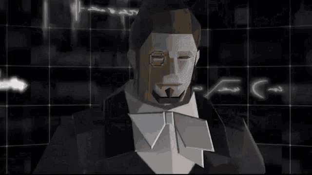 a man is sitting in a chair in a dark room .
