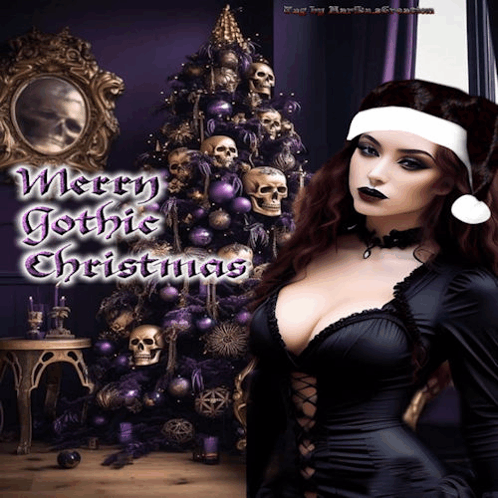 Merry Christmas Gothic Christmas GIF - Merry Christmas Christmas Gothic Christmas GIFs