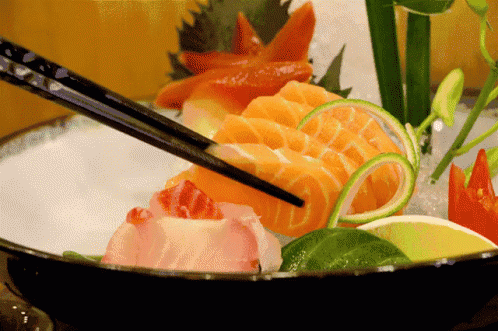 三文鱼 鲑鱼 美食 GIF - Salmon Delicious Food GIFs