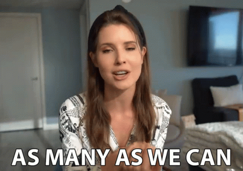 As Many As We Can Amanda Cerny GIF - As Many As We Can Amanda Cerny As Much As We Can GIFs