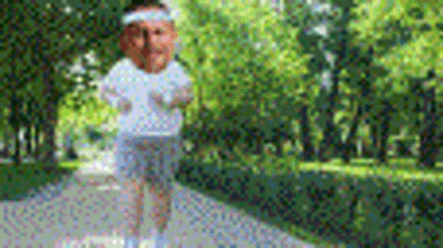 Fat Guy Running Tired GIF - Fat Guy Running Tired Exhausted GIFs