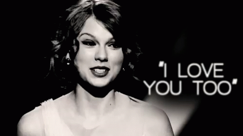 Taylor Swift I Love You Too GIF - Taylor Swift I Love You Too Ily GIFs