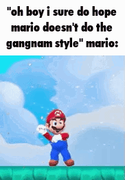 Mario Meme GIF - Mario Meme Gangnam Style GIFs
