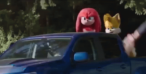 Sonic The Hedgehog Sonic Movie2 GIF - Sonic The Hedgehog Sonic Movie2 Car Slide GIFs