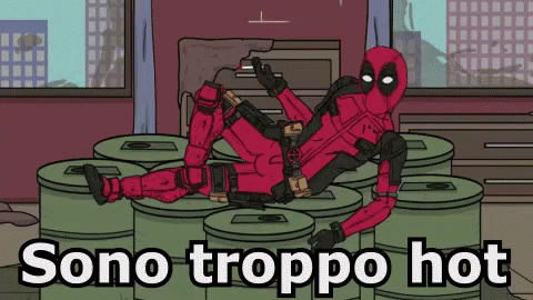 Deadpool Posare Sono Troppo Hot Scoppiare GIF - Deadpool Pose Im Too Hot GIFs