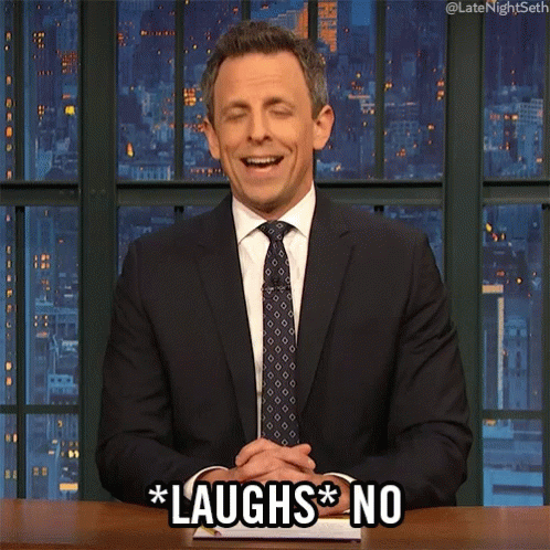 Laughs No Seth Meyers GIF - Laughs No Seth Meyers Late Night With Seth Meyers GIFs