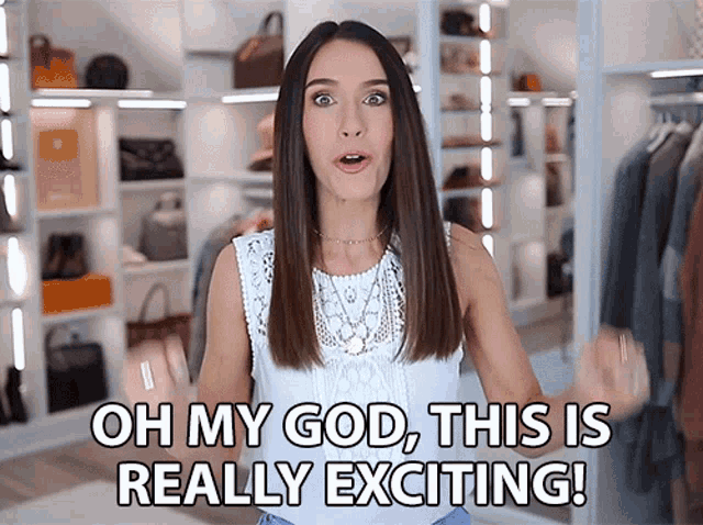 Oh My God This Is Really Exciting Shea Whitney GIF - Oh My God This Is Really Exciting Shea Whitney Omg GIFs