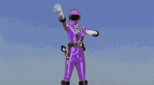 Power Rangers Purple GIF