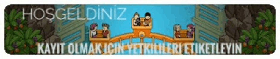 a cartoon of a roller coaster with the words hoşgeldiniz