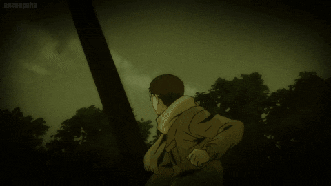a cartoon of a man with a scarf around his neck and the word animepalm on the bottom left