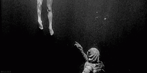 Creature From The Black Lagoon Swimmer GIF - Creature From The Black Lagoon Swimmer GIFs