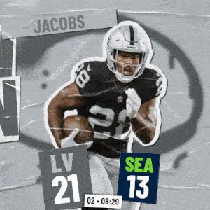 a football player with the name jacobs on the back of his jersey