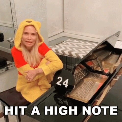 Hit A High Note Kristin Chenoweth GIF - Hit A High Note Kristin Chenoweth Sing A High Note GIFs