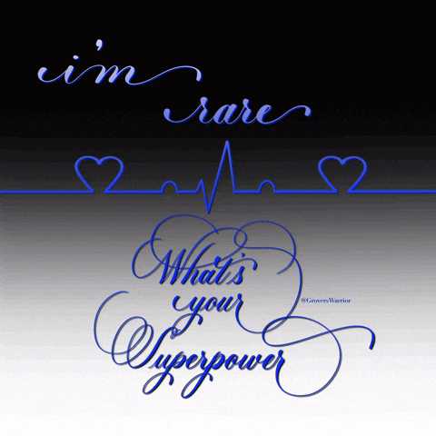 i 'm rare what 's your superpower written in blue on a black background