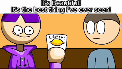 a cartoon says it 's beautiful it 's the best thing i 've ever seen ..