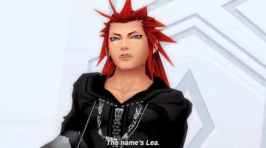 axel from kingdom hearts is wearing a black hoodie and chains around his neck .