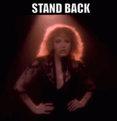 Stand Back Stevie Nicks GIF