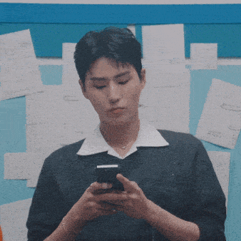 Young K Day6 Man Looking At Phone GIF - Young K Day6 Man Looking At Phone Methyl52 GIFs