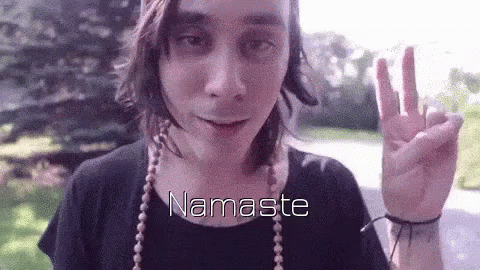 Namaste, Hello! GIF - Namaste Hello Peace GIFs