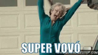 Dia Da Vovó GIF - Old Lady Twerking Super Vovo GIFs
