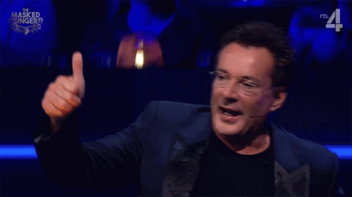 Clapping Gerard Joling GIF - Clapping Gerard Joling The Masked Singer GIFs