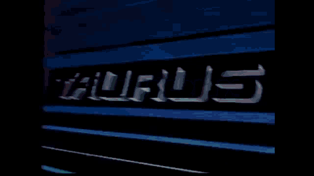 the taurus sign is displayed on a black background