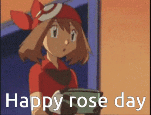 Happy Rose Day Rose Day Pokémon GIF - Happy Rose Day Rose Day Pokémon May Pokemon GIFs