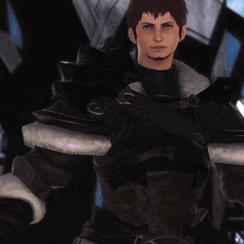 a man is surrounded by a blue circle with a heart on his chest