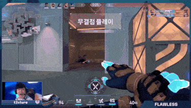 a screenshot of a video game with flawless written on the bottom