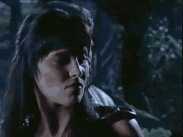 a man and a woman are looking at each other and the woman says " i told you " at the bottom